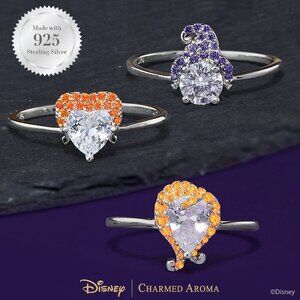 Hocus Pocus Sanderson Sister COMPLETE Ring set of 3 - 925 Sterling Silver RARE!